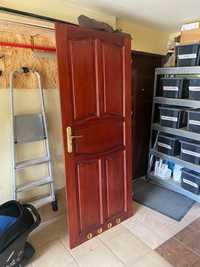 Drzwi drewniane łazienkowe