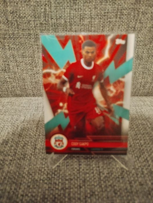 Topps fan set Liverpool 2023/24 super electric Cody gakpo