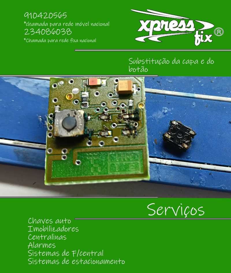 Reparamos chaves e comandos de automovel