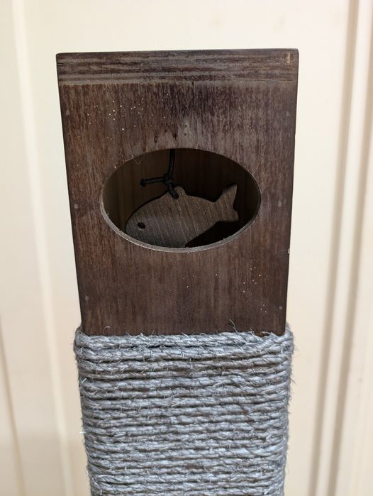 Modern Living Drapak Dla Kota Sered Brązowo-Szary 119Cm Elegancki Duży