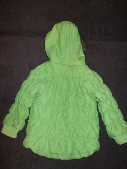 dziewczęca kurtka zimowa 86 cm