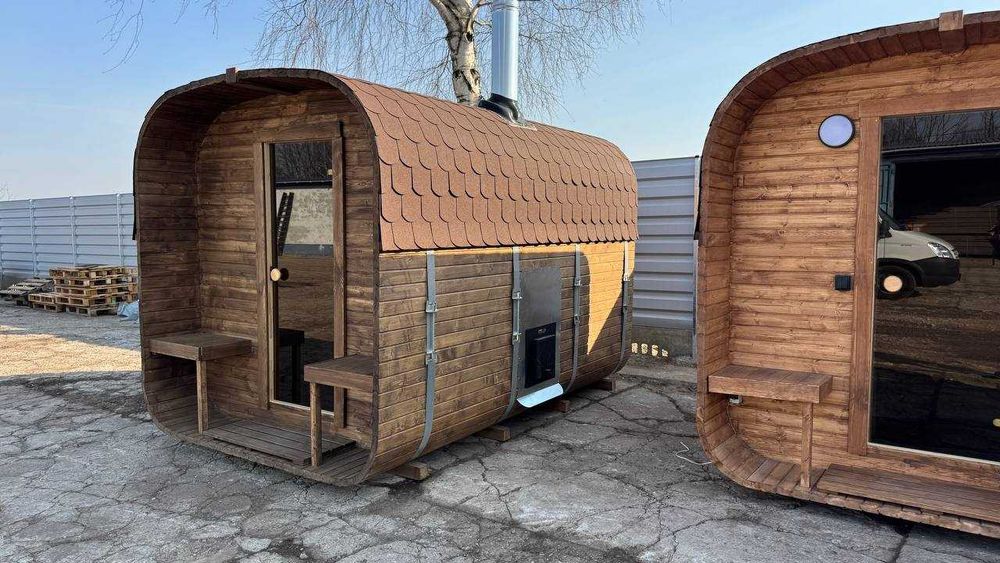 Sauna ogrodowa QUADRO mini 185 cm do montażu