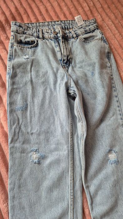 Новіт жіночі джинси мом,трапеція, S ,з високою талією