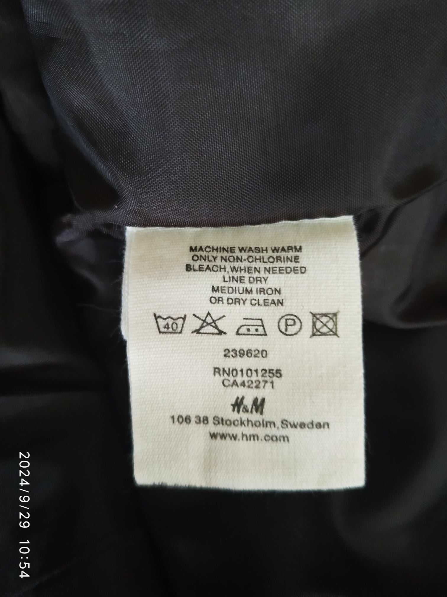 Marynarka brązowa H&M 40 L