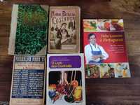 Livros diversos de gastronomia