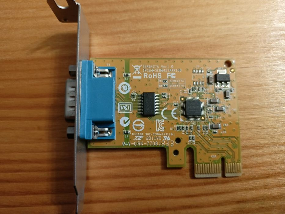 Karta rozszerzeń Sunix seria 6427A PCI-Express x1