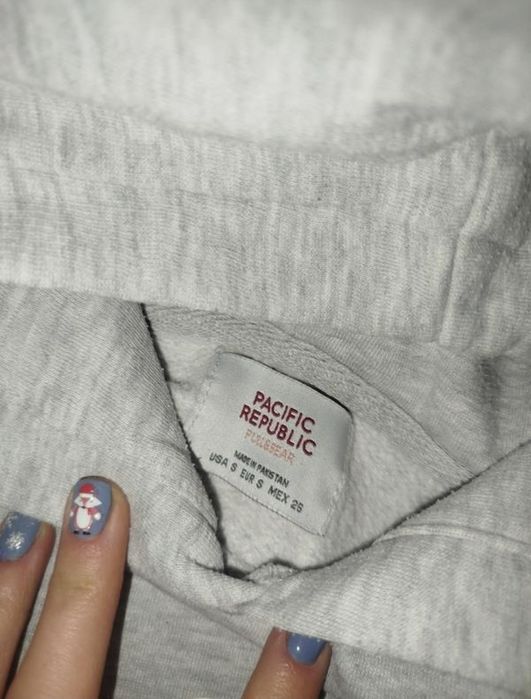 худі толстовка кофта худак сірий pull&bear