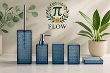 Conjunto de Acessórios de Banho Diamante - Disponível em Várias Cores