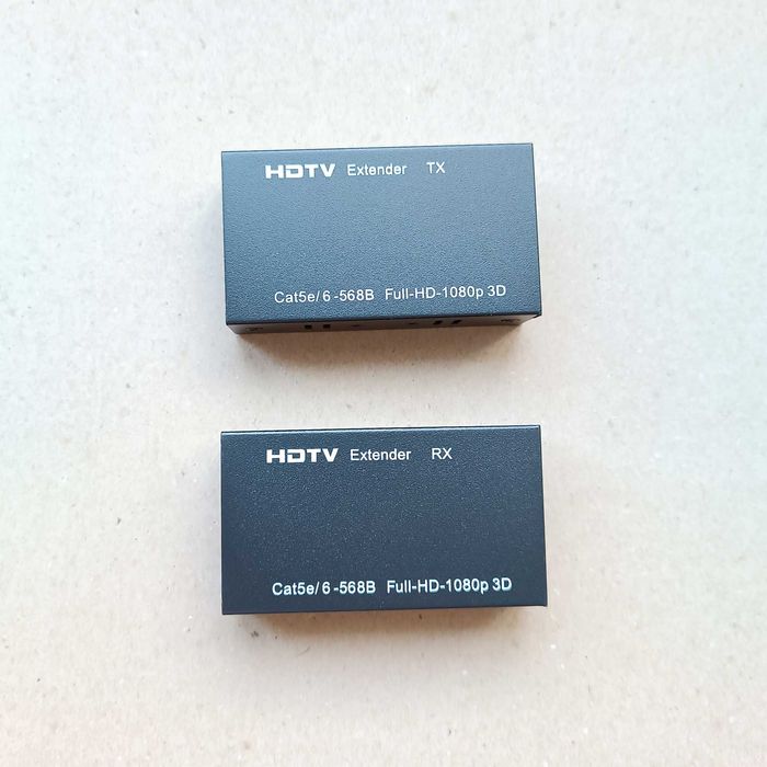 HDMI Extender по RJ45 — Подовжувач HDMI до 60 м через одну виту пару !
