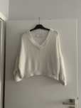 Sweter kremowy pleciowy oversize Ilpiu r. M