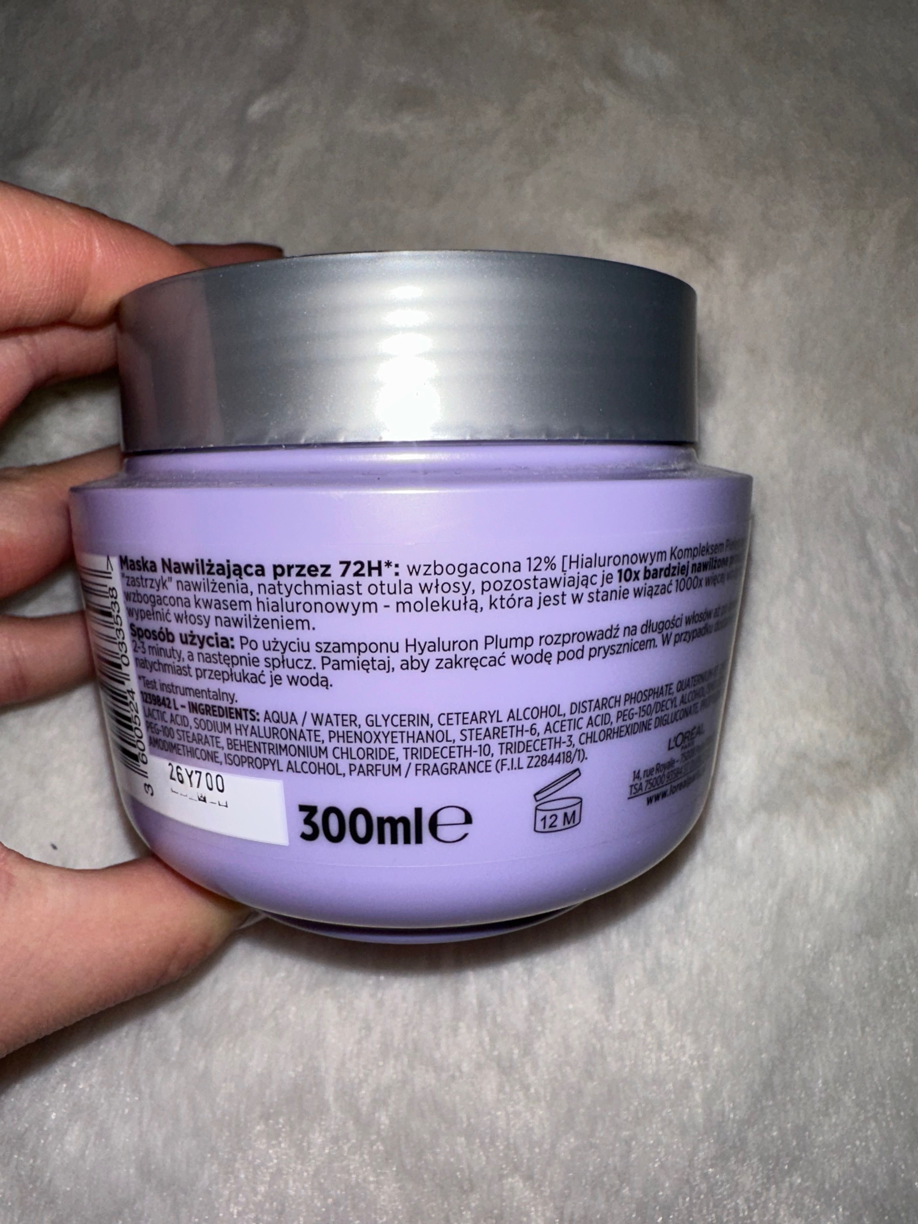 Maska Elseve Hyaluron Plum odzywka do włosów L'Oreal Paris L'Oreal