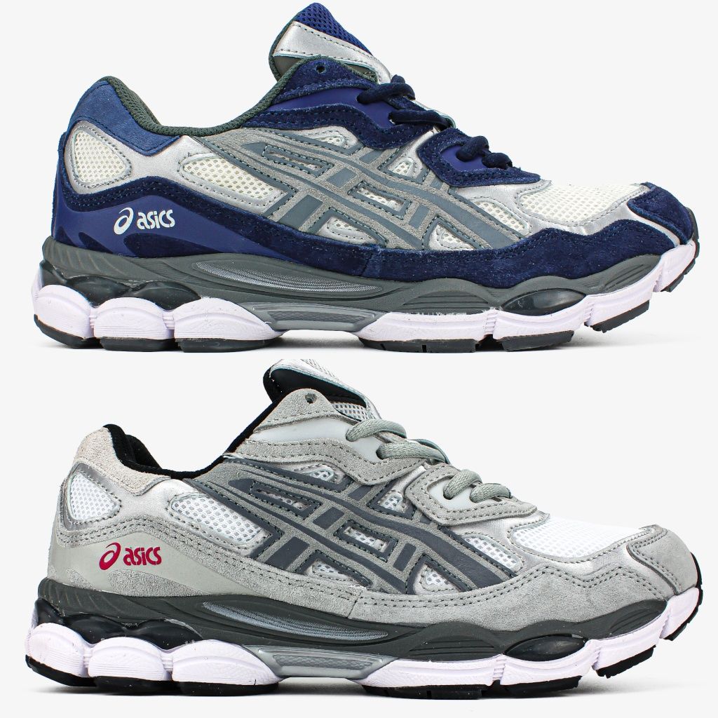 Кросівки чоловічі Asics Gel NYC Navy Steel та White Steel Grey