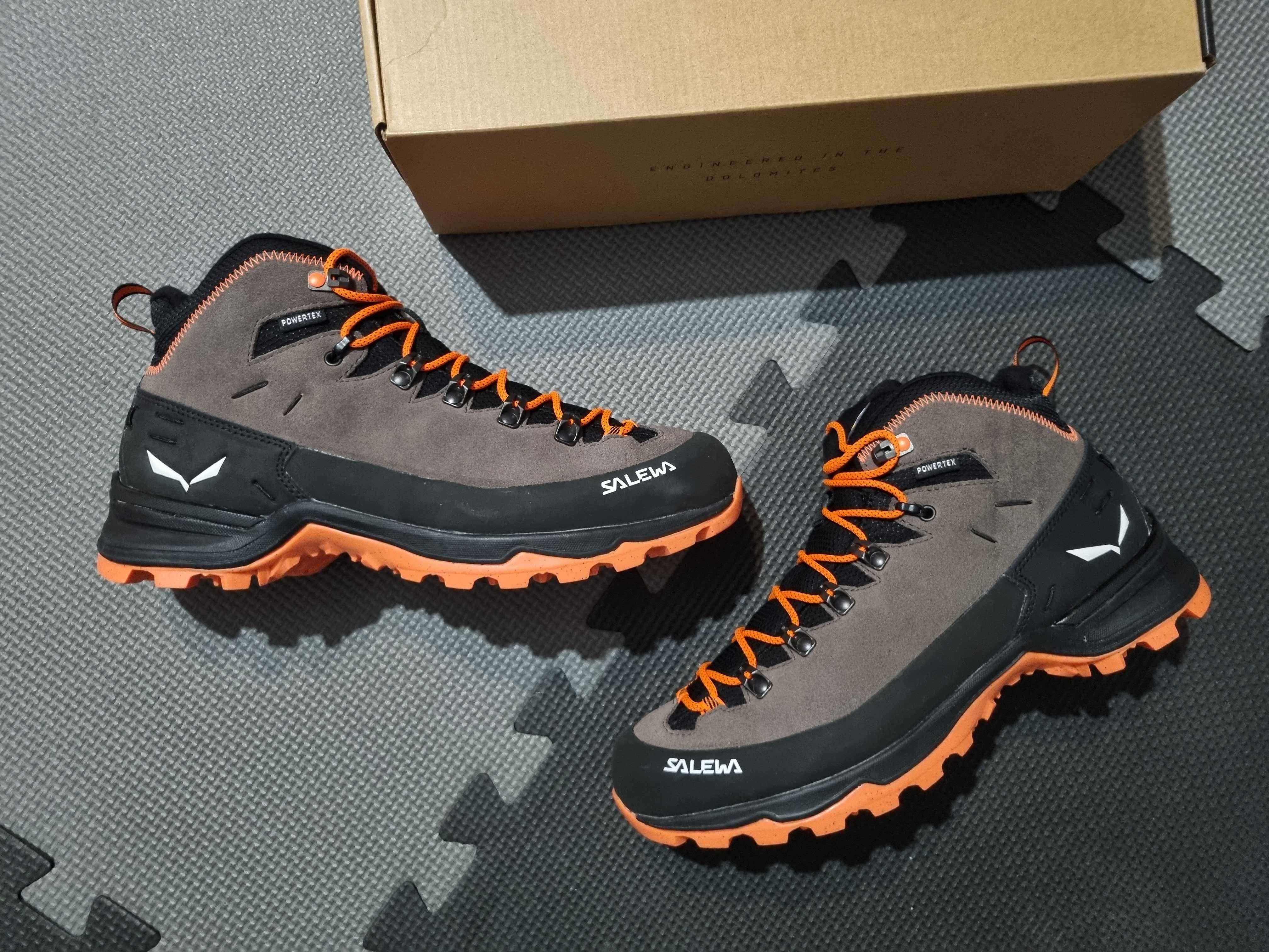 Nowe męskie buty turystyczne trekkingowe górskie Salewa Powertex skóra