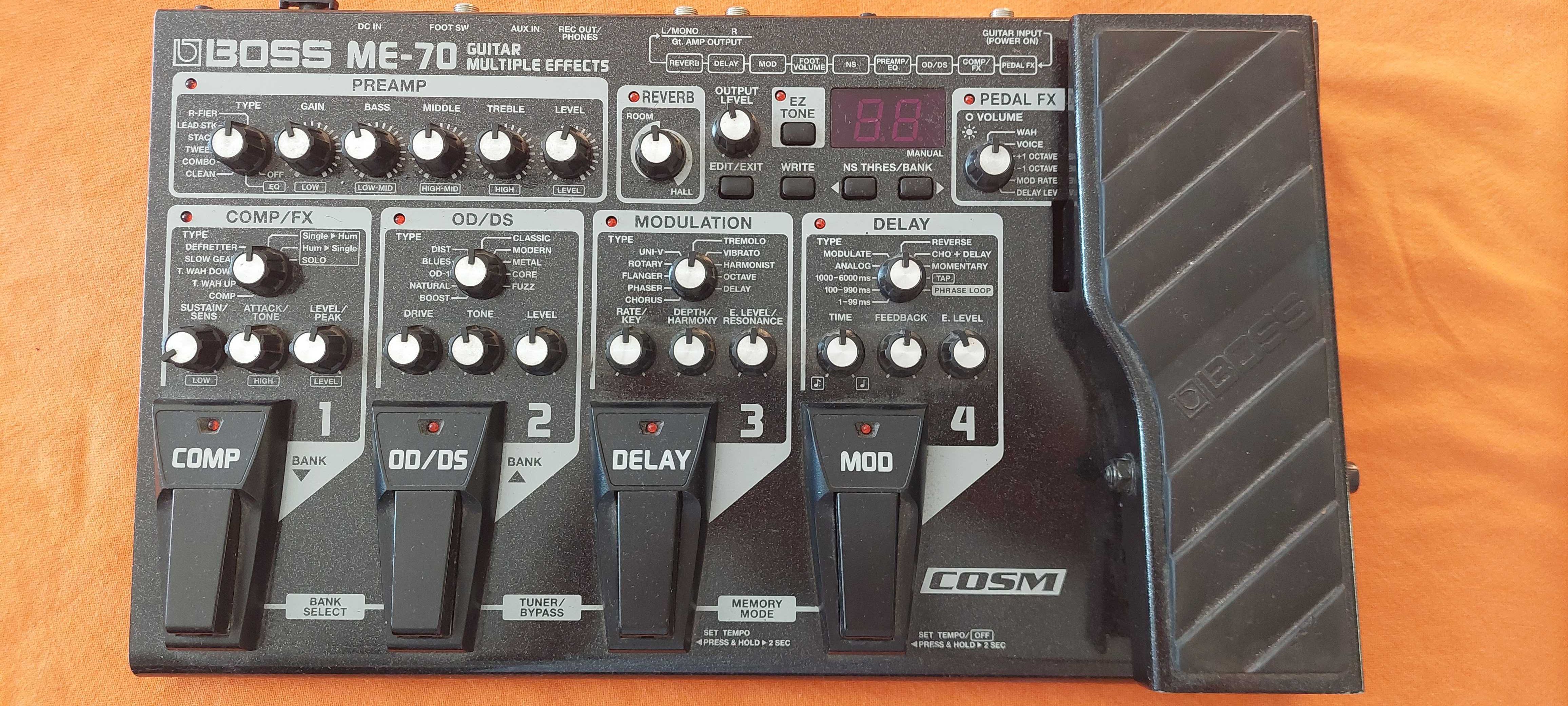 Pedaleira Guitarra Boss Me 70
