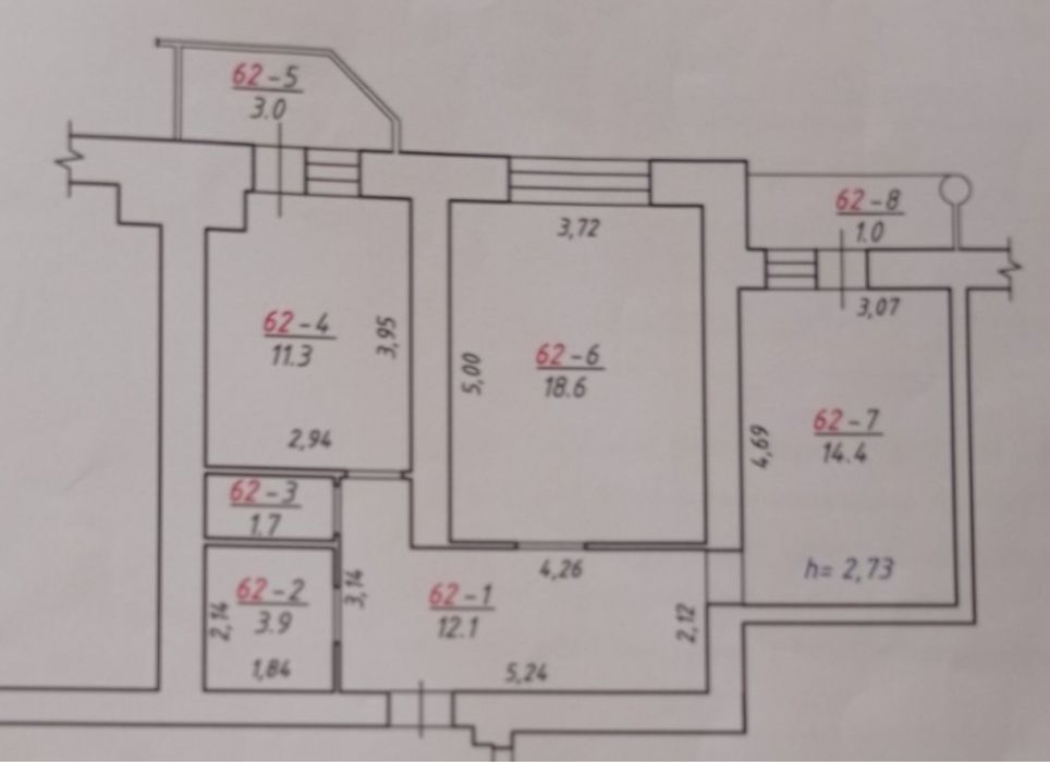 Продаж 2-кім.квар.з ремонтом 66кв.м.вул.Каховська.Ціна:117999$.