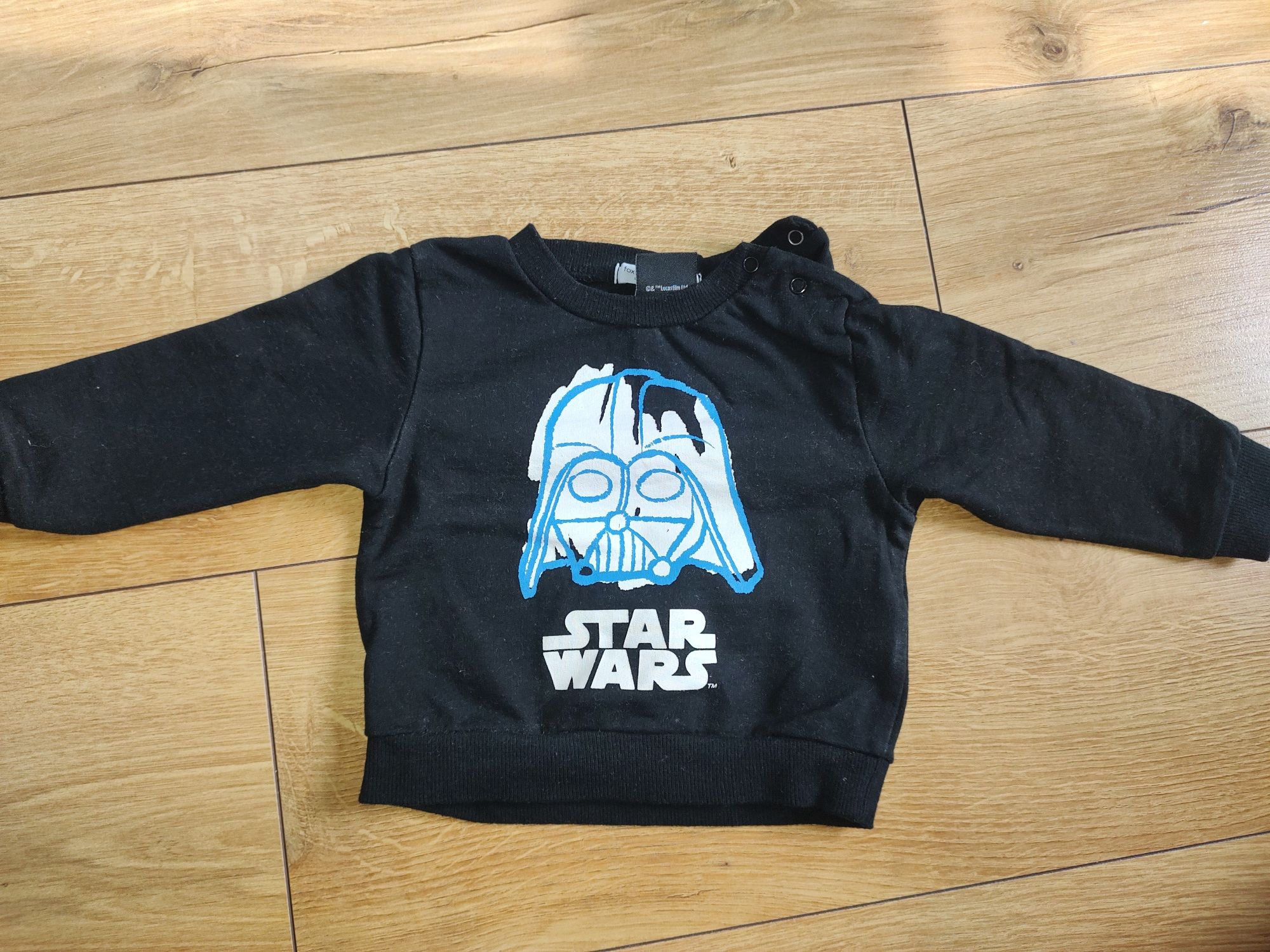 Czarna bluza Star Wars rozmiar 74