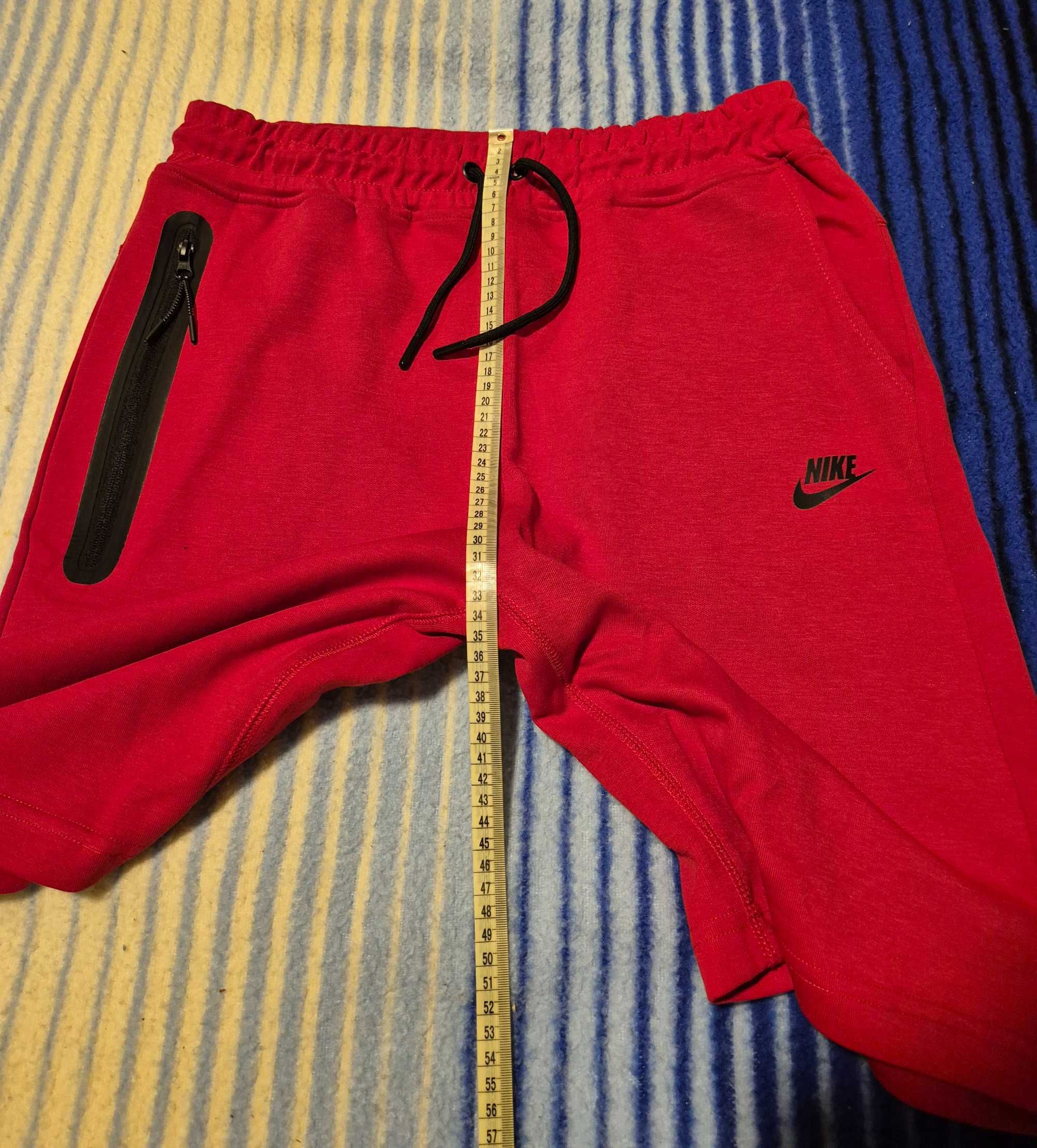 Nowe bawelaniane czerwone spodenki nike okazja tanio super jakosc