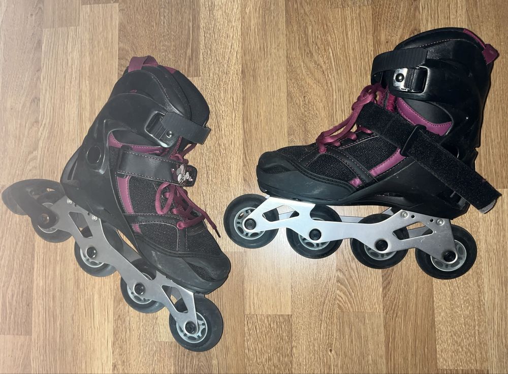 Patins em linha oxelo 38 com acessorios