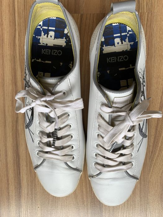 Kenzo 41 białe trampki