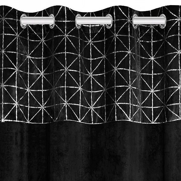 Zasłona Welurowa na Przelotkach 140x250 Dekoracyjna Velvetowa Glossy