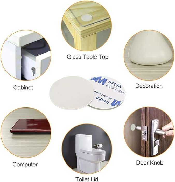 1195. GINOYA silikonowe Odbojniki Górne 27 szt