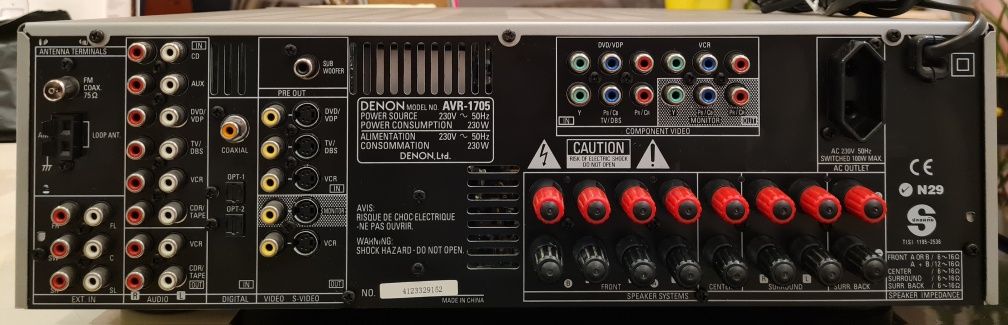 Sprzedam Amplituner DENON AVR-1705