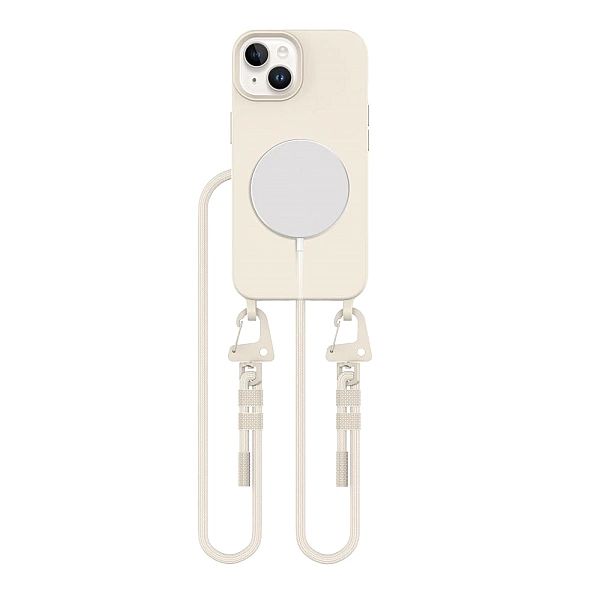 Tech-Protect Magnecklace Magsafe Iphone 15 Cosmic Latte