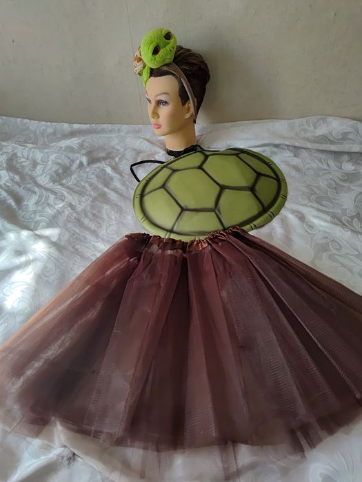 Strój przebranie żółwik żółw żółwica żółwiczka 3 części roz. uniwersal