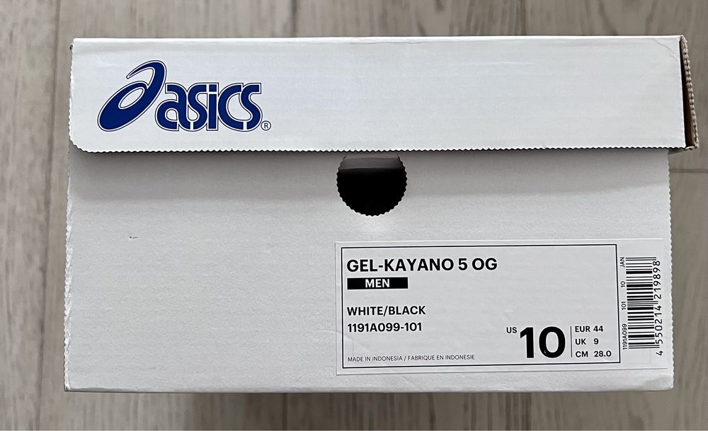 Кросівки Asics Gel Kayano 5 OG, розмір 44 / us 10