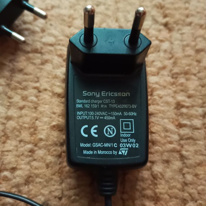 Зарядные устройства для Sony Ericsson