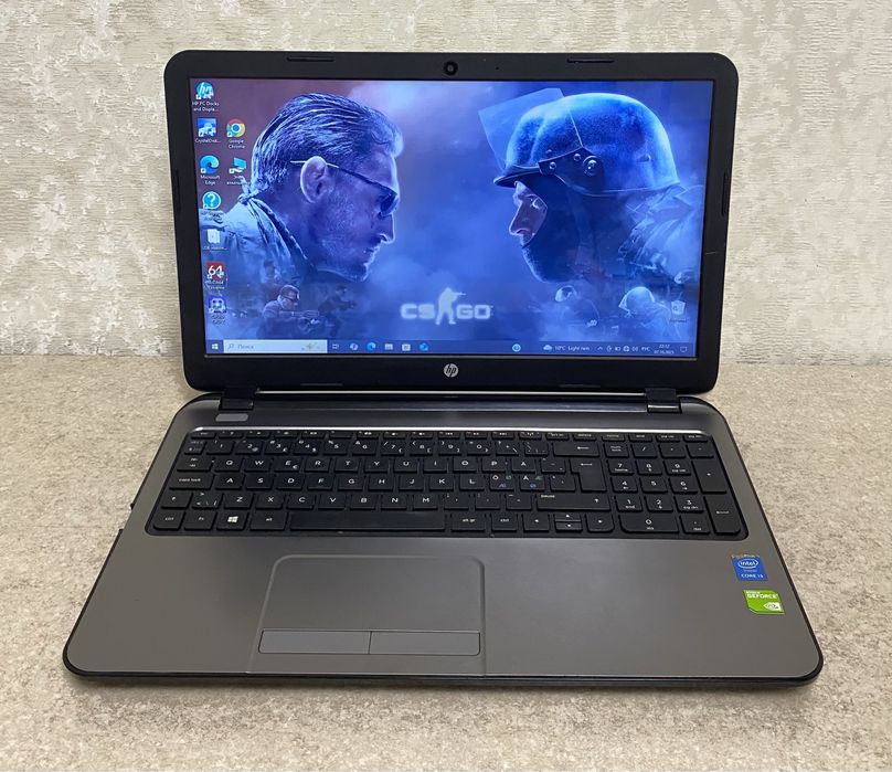 ігровий ноутбук HP 250 15.6" 8GB озу/120GB SDD+500GB HDD