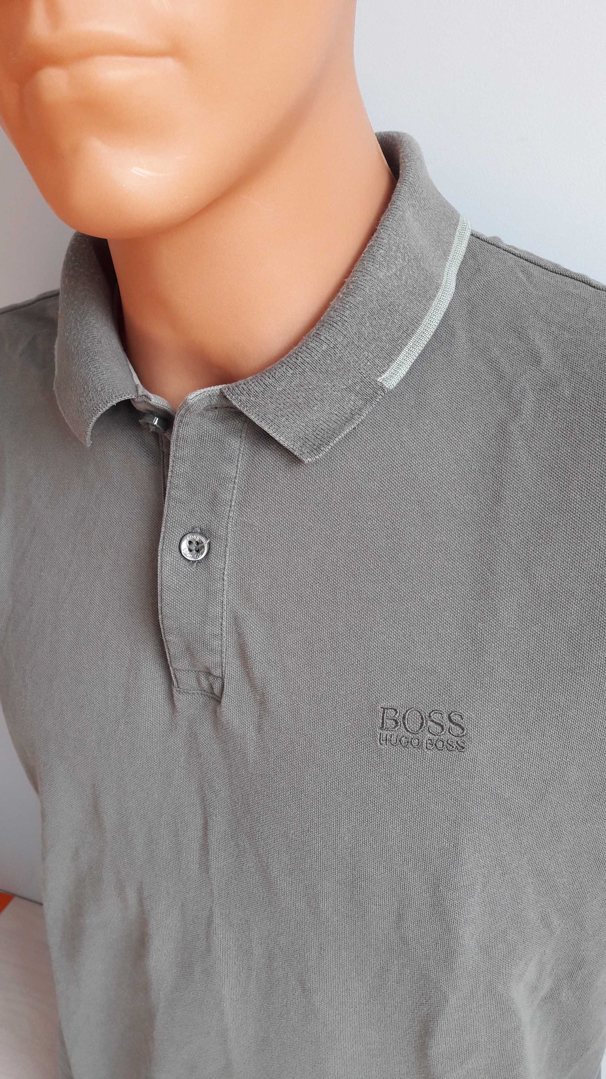 Koszulka polo Hugo Boss zielona