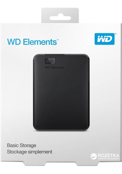 Жесткий диск Western Digital Elements 4TB WDBU6Y0040BBK-WESN 2.5