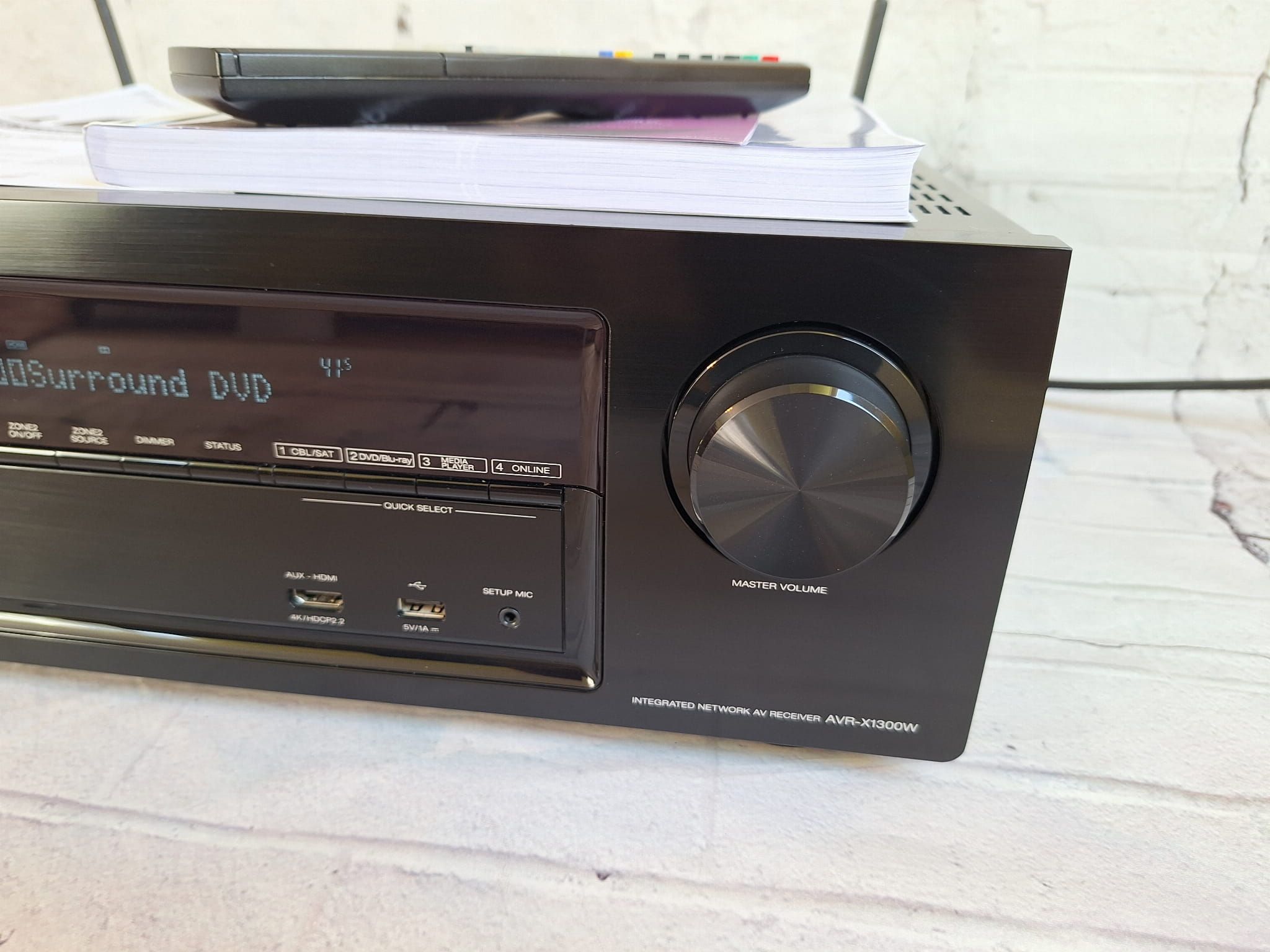 Amplituner 7.2 Denon AVR-X1300 Wifi BT 4K60p ARC DSD Atmos