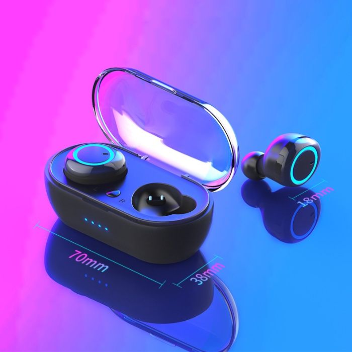 Беспроводные наушники Bluetooth гарнитура T12 музыка СТЕРЕО в 2 уха