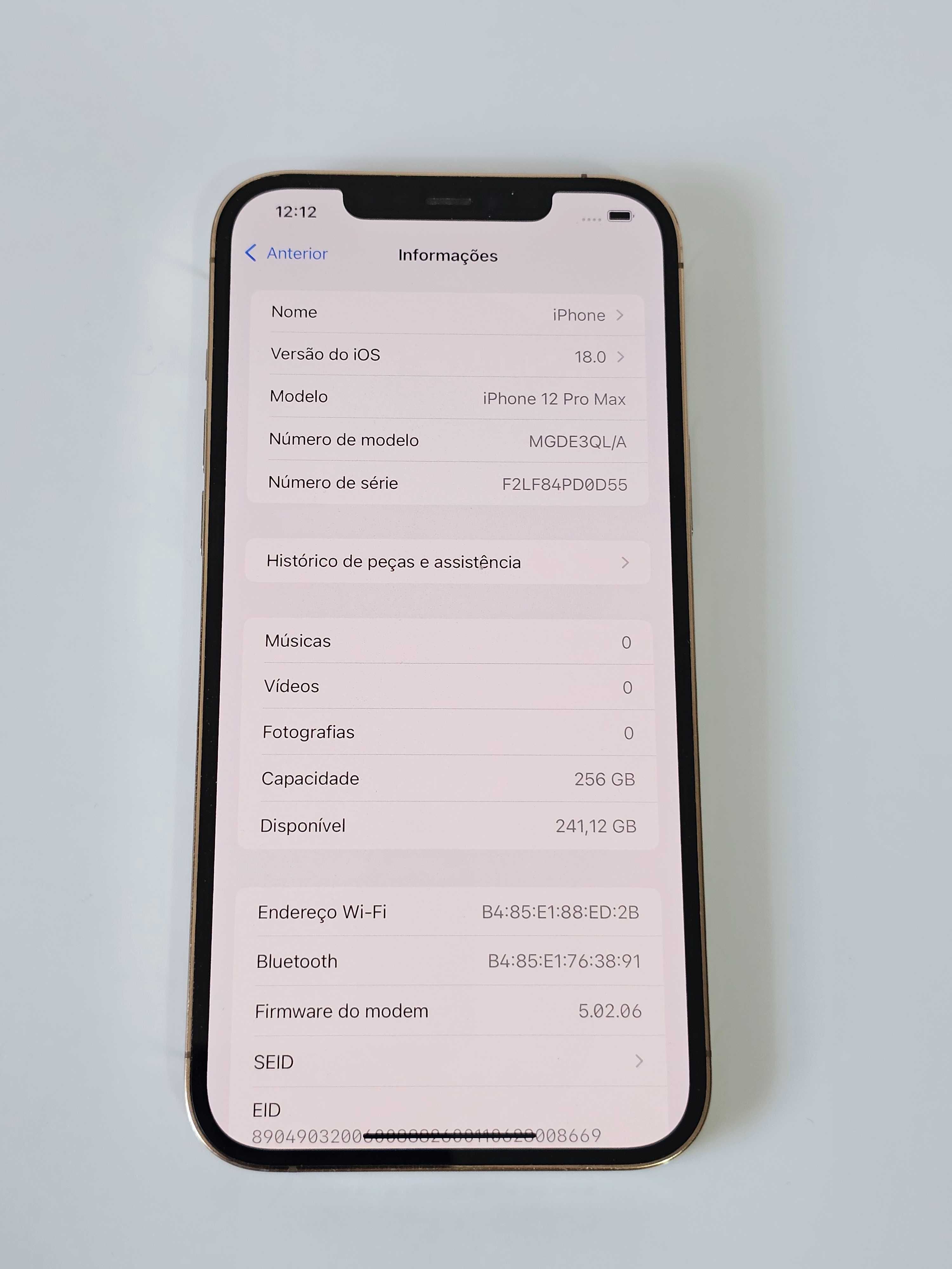 Iphone 12Pro Max 256Gb. Excelente estado. Bateria 71%.