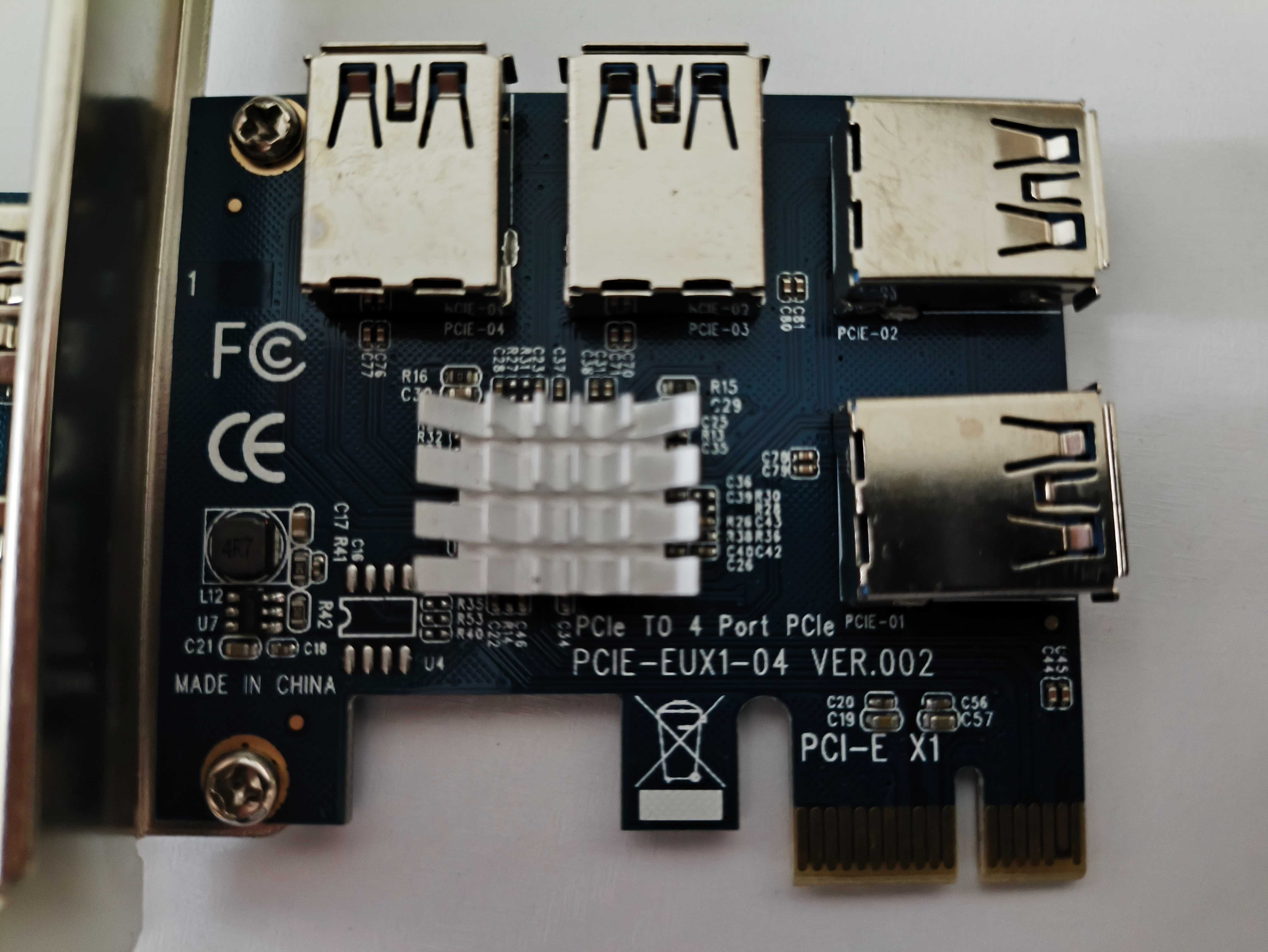 Rozdzielacz portu PCI-E PCIE-EUX 1-04 Ver. 002