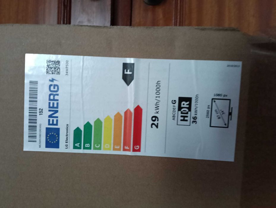 Monitor LG 34WP500 UltraWide