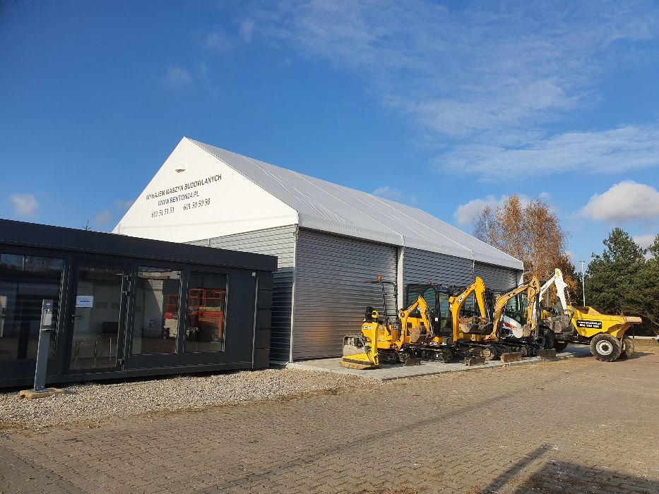 Wynajem minikoparki, minikoparek, koparki JCB, CAT, KUBOTA, BOBCAT