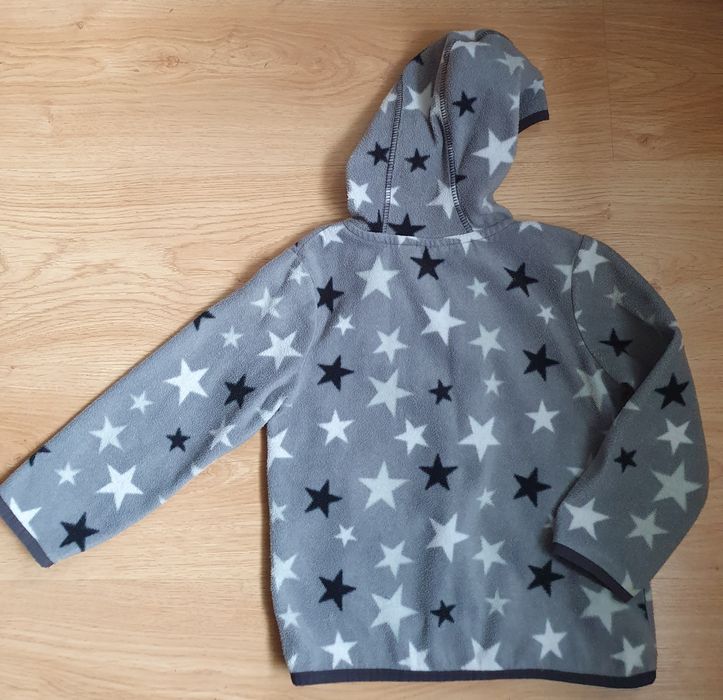 Bluza polarowa z kapturem marki Lupilu (98-104cm)