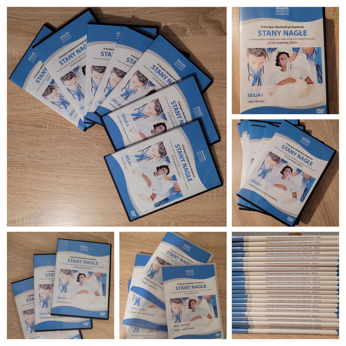 Medycyna AKADEMIA PO DYPLOMIE Kongresy płyty dvd Stany Nagłe Kardiolog