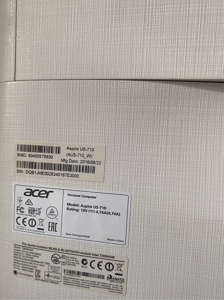 Моноблок сенсорный 23,8” Acer Aspire U5-710 (Core i5)