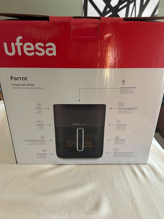 Air Fryer NOVA SELADA com plásticos Ufesa