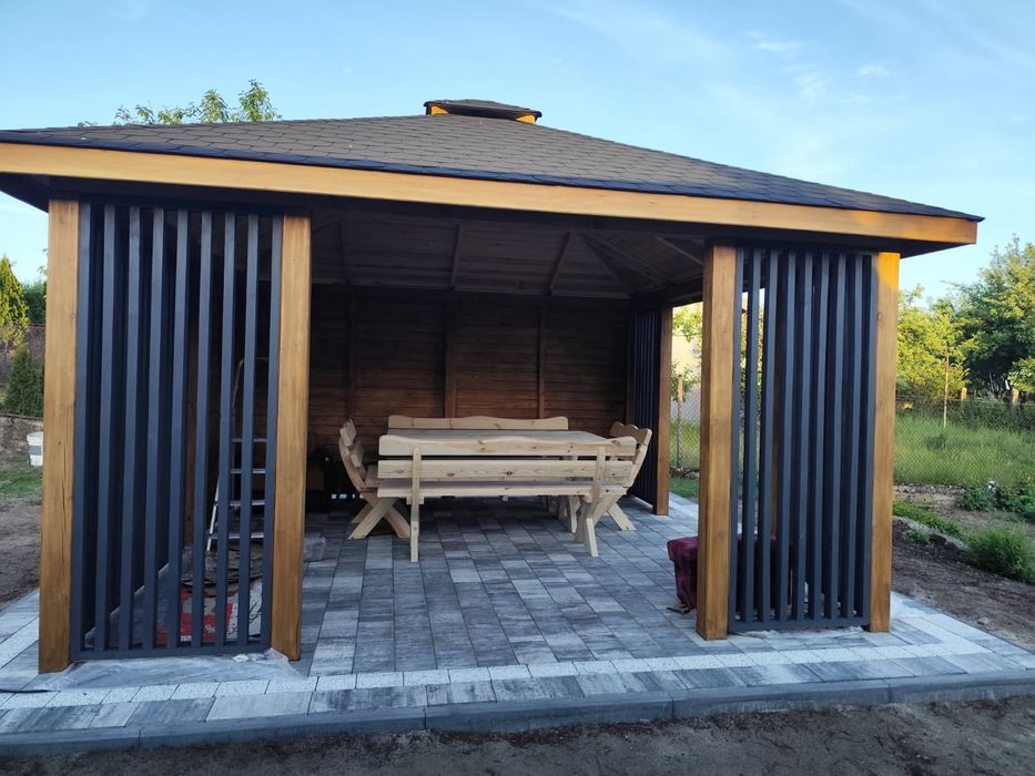 Altana ogrodowa plac zabaw wiata taras