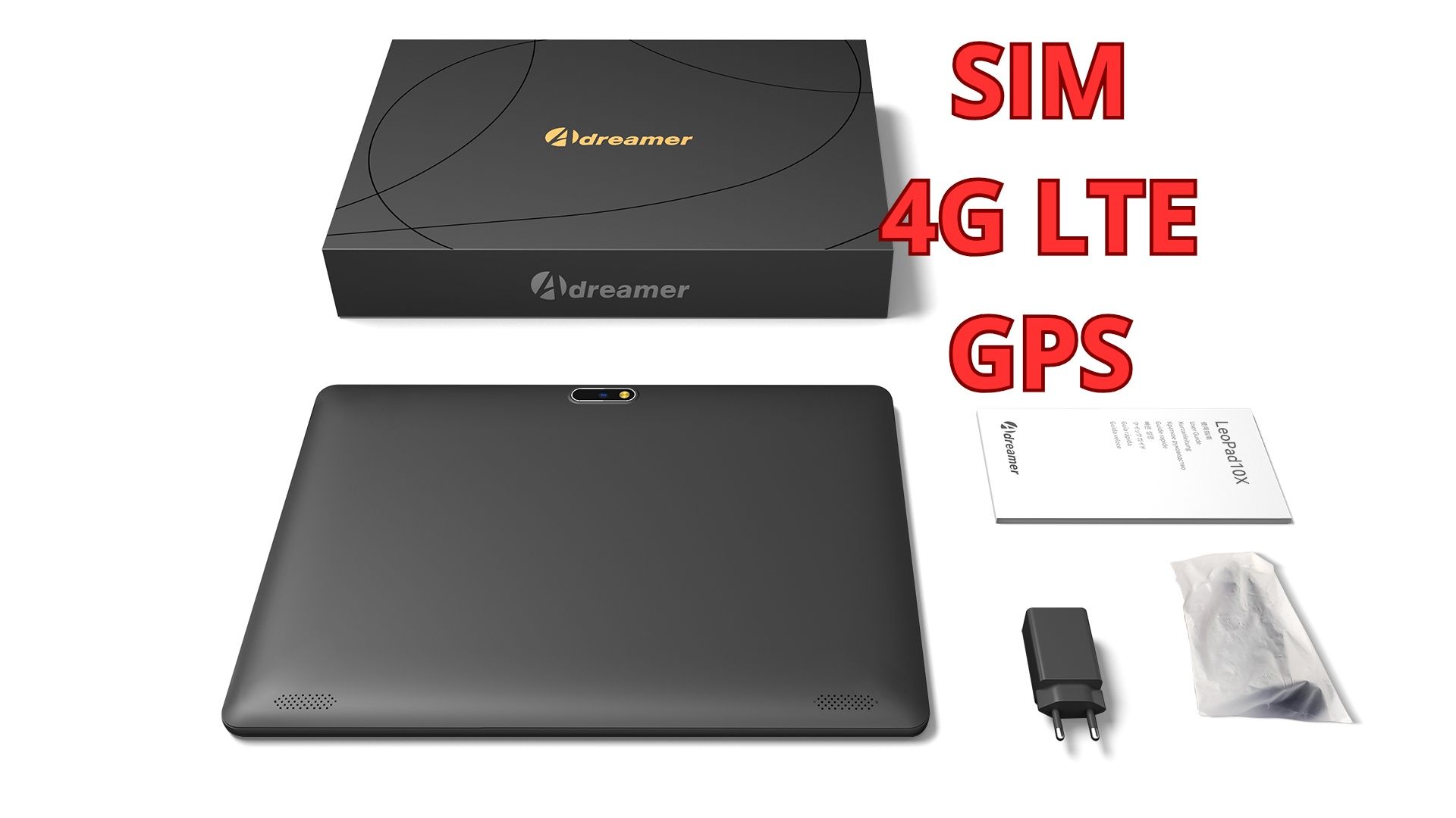 Планшет Adreamer LeoPad 10Х, 10.1", Android 11, 4+64 GB, 4G LTE, GPS