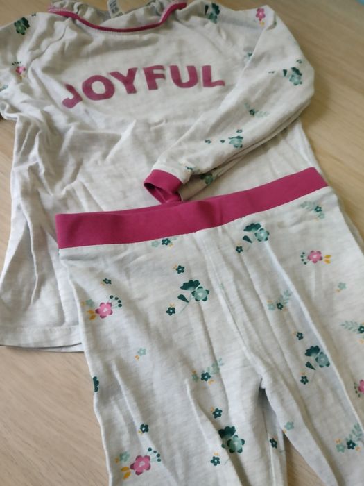 Piżamka piżama wiosenna kwiatki okaidi 104