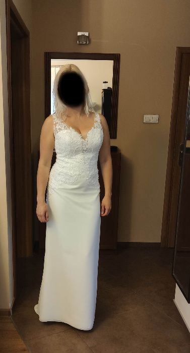 Suknia ślubna ecru, 38