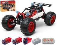 Pojazd sterowany TECHNIC Buggy 366-części 3-silniki ledy biz-technic
