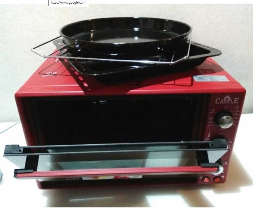 Настольная Духовка Печь Castle CPE40R/ гриль, конвекция/2  стекла/40 л