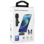 Zestaw 2 mini mikrofonów do iPhone na klips Lightning marki Qhot